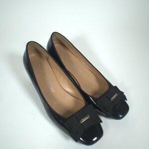 Salvatore Ferragamo Black Bow Pump shoes Size 7.5